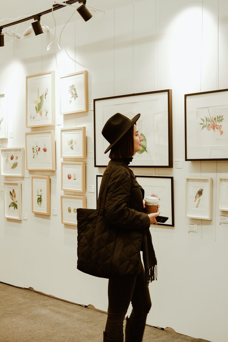 Receiving the Red Ribbon at the Alvin Gittins Gallery