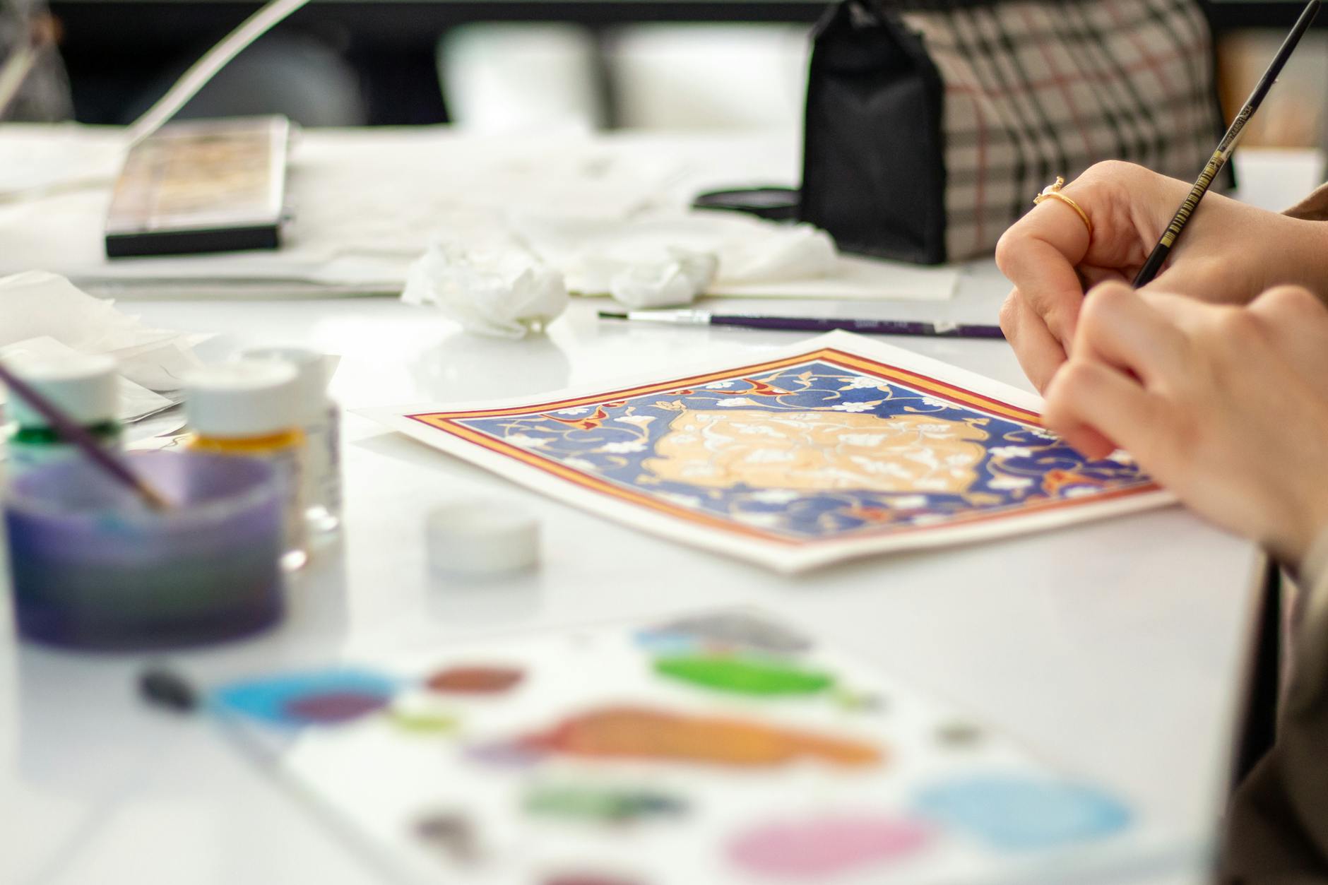 Illuminated Manuscripts and Poetry at The Community Writing Center